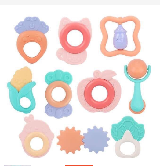 Set 10 xúc xắc kiêm gặm nướu