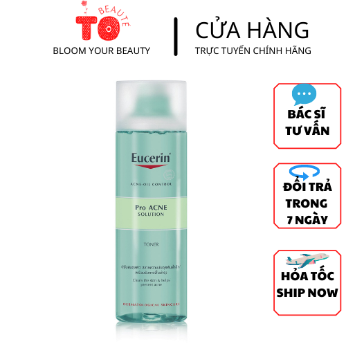 [CHÍNH HÃNG] TONER EUCERIN PRO ACNE SOLUTON 200ml- Toner cho da dầu mụn