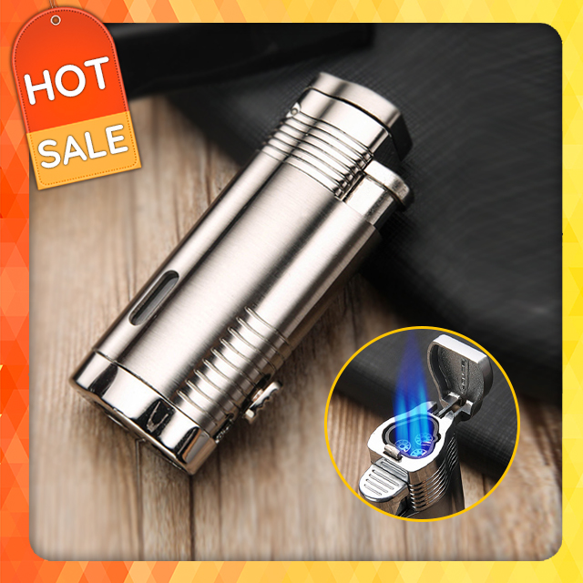 Hộp quẹt bật lửa khò 3 tia kiêm đục lỗ honest bcz360 lửa khò mạnh mẽ - dùng gas cao cấp