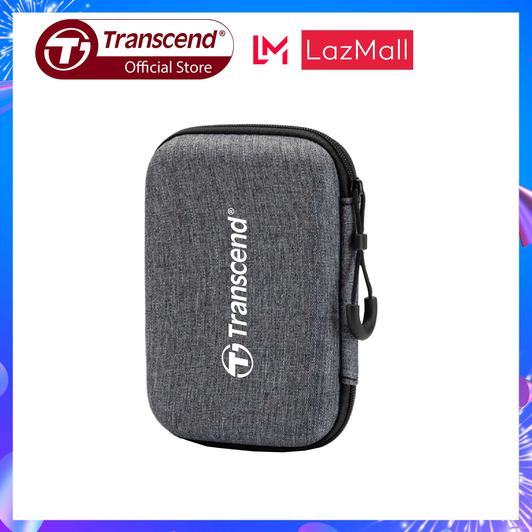 [Quà tặng không bán] Túi đựng ổ cứng Transcend tiện lợi