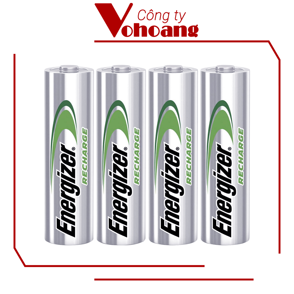Bộ 4 Pin sạc AA Energizer TRAY 2000mAh (Không vỉ, mới 100% bóc máy)