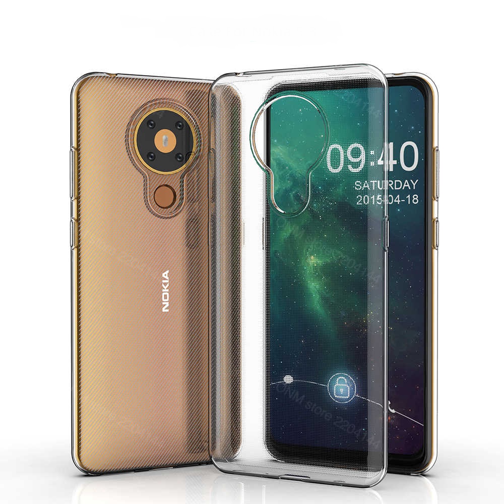Ốp dẻo trong suốt cho Nokia 5.3 (Hàng loại A)
