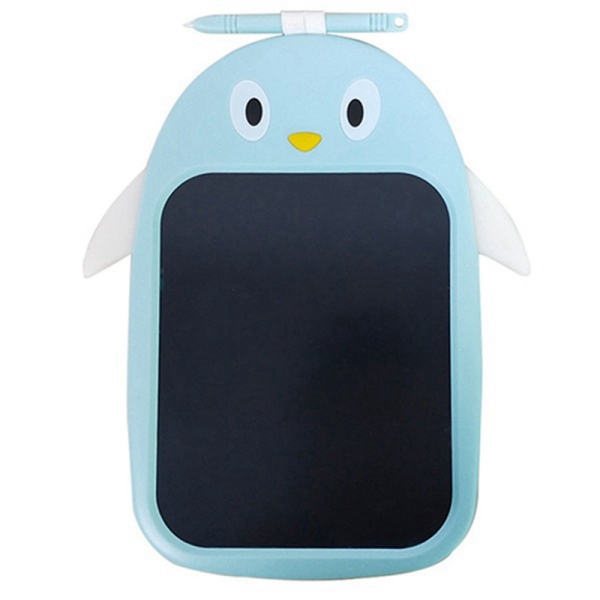 Mini LCD Writing Color Board Childrens Penguin Color LCD Digital Drawing Writing Tablet One-Button Lock Screen