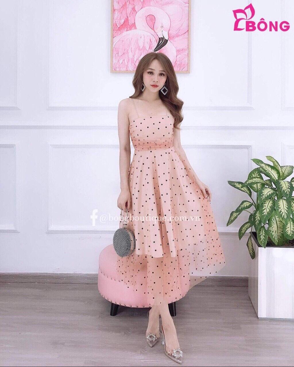 Đầm dự tiệc dáng xòe hot bqfs