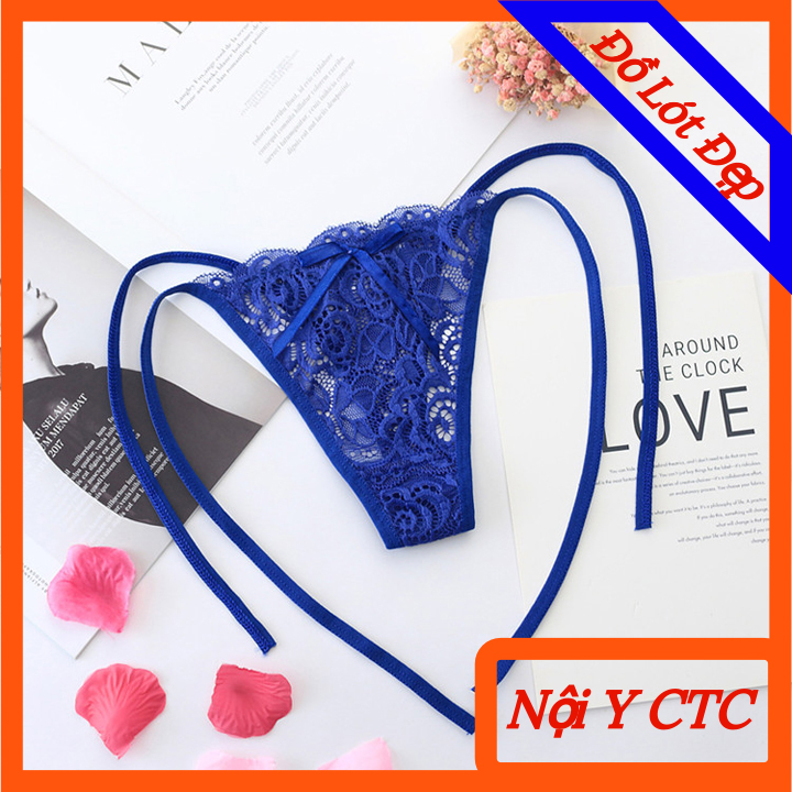 [HCM]Quần lót nữ đẹp - Quần lót nữ ren dây buộc gợi cảm AQ081 (CTC SHOP)