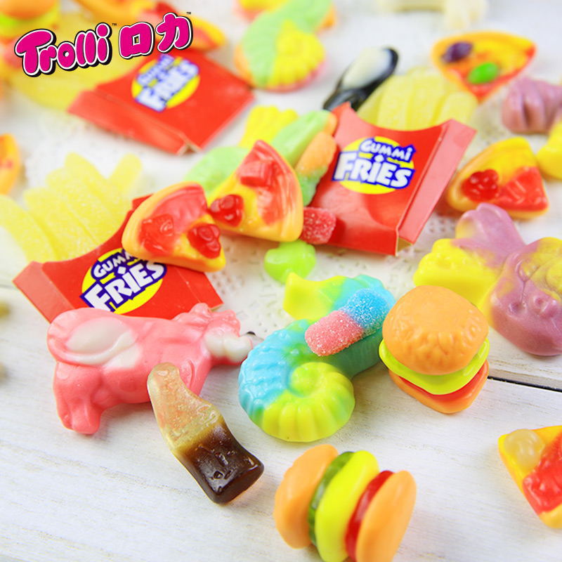 Kẹo Dẻo Hamburger Dễ thương Siêu Ngon Trolli Mini Burger 170g (Product From Germany)