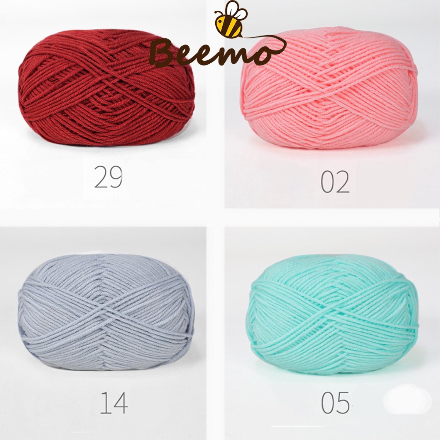 Len Sợi Milk Cotton 50gr 68 Màu