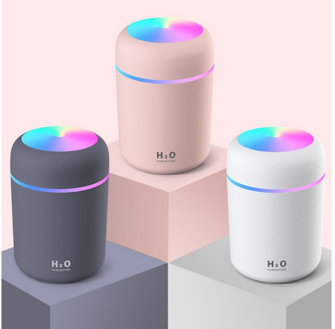 [Xả Kho] Máy Khuếch Tán Hương Thơm Tinh Dầu Phun Sương Tạo Độ Ẩm,Máy Xông Tinh Dầu,Giữ Ẩm Liên Tục,Dung Tích 300ml Đèn Led Rgb Đổi Màu Tinh Tế,Chế Độ Ánh Sáng Ban Đêm Dễ Chịu Sử Dụng Cho Ô Tô,Văn Phòng,Phòng Ngủ,Bh 12 Tháng