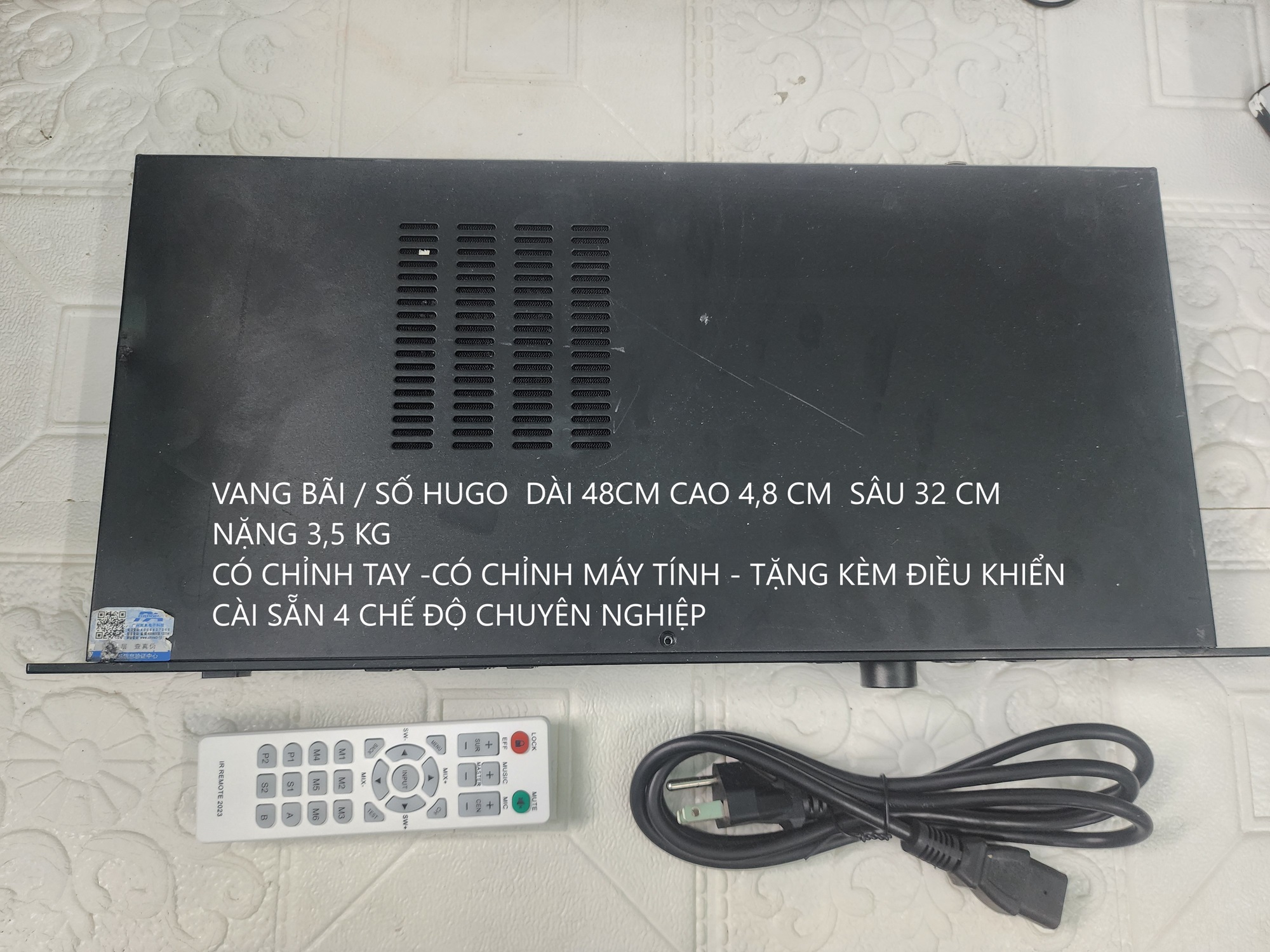 Vang số (BÃI) cao cấp karaoke - HUGO- XỊN XÒ
