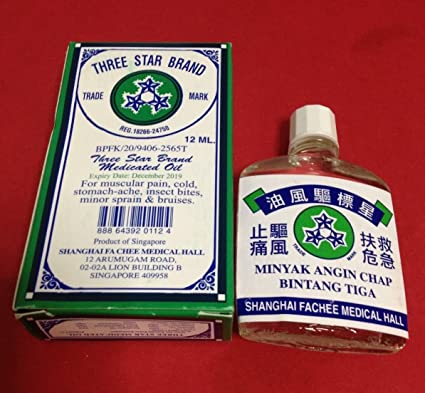 Dầu gió Three Star Singapore