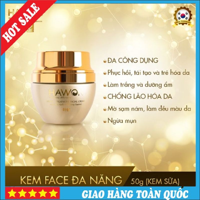Kem FACE Đa Năng Full Box - BH 3 Năm50g SữaLàm Trắng Và Dưỡng ẨmFREESHIP
