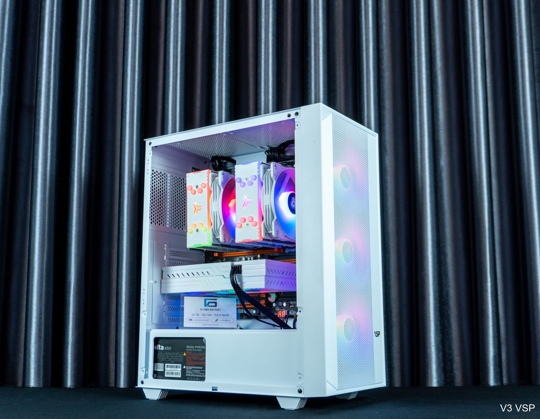 Vỏ Máy Tính / Case VSP FA01 / V3 Full ATX lắp Main thường, Main Dual Xeon (Chưa bao gồm Fan Case và các linh kiện khác)