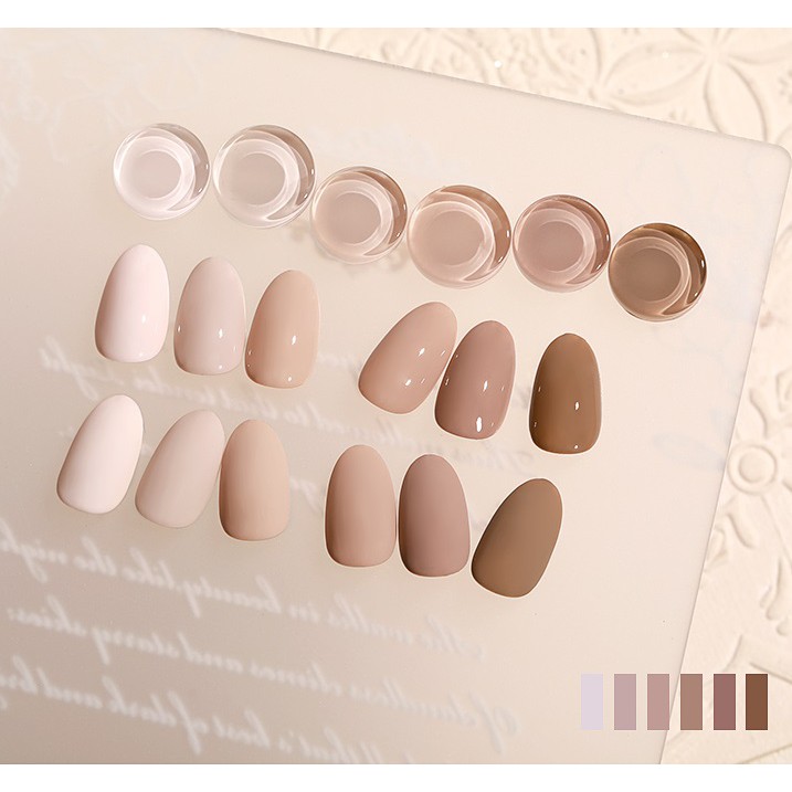 Sơn Gel AS | Mã QZ | Tone Nâu Nhạt Hazelnut