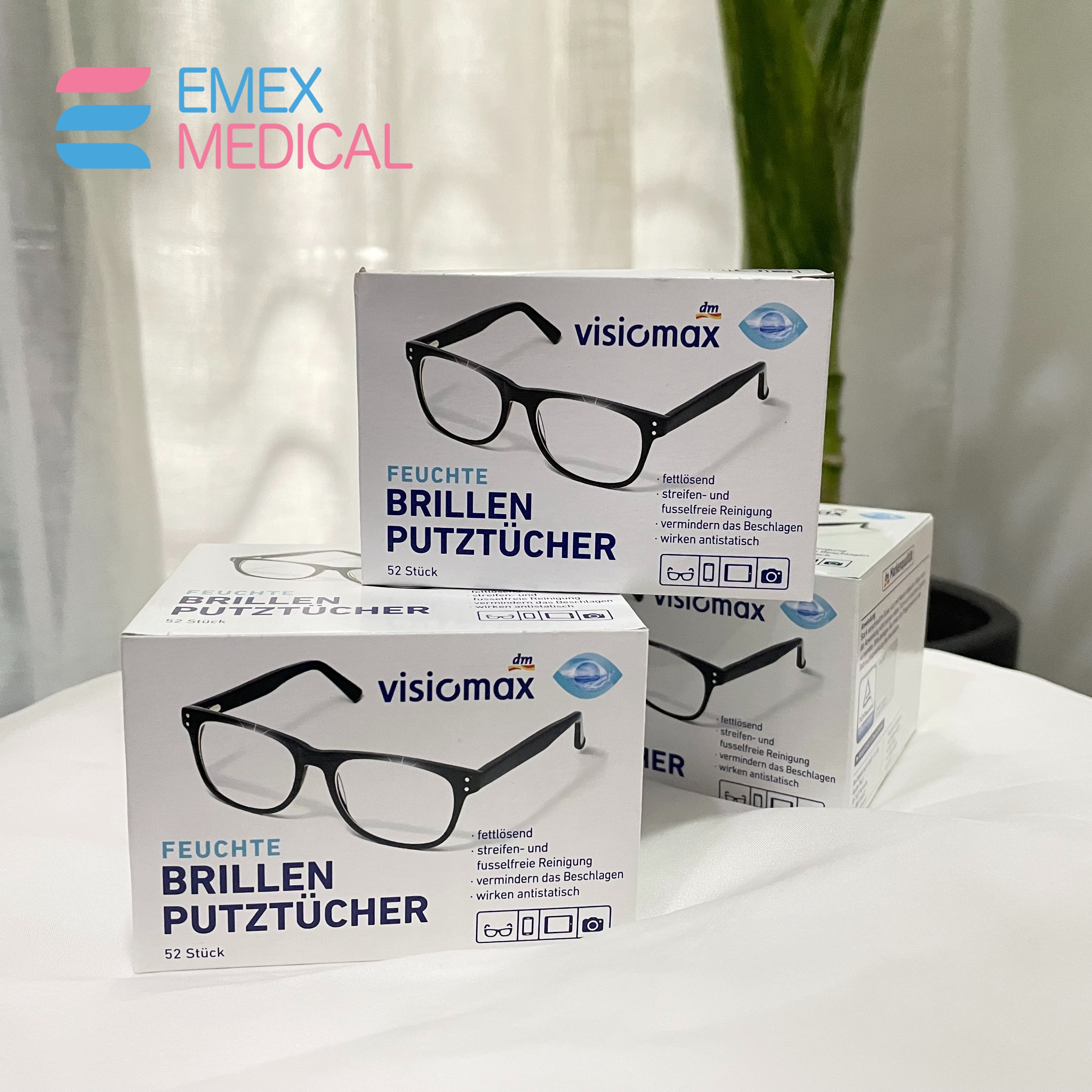 Giấy lau mắt kính Visiomax 52 tờ