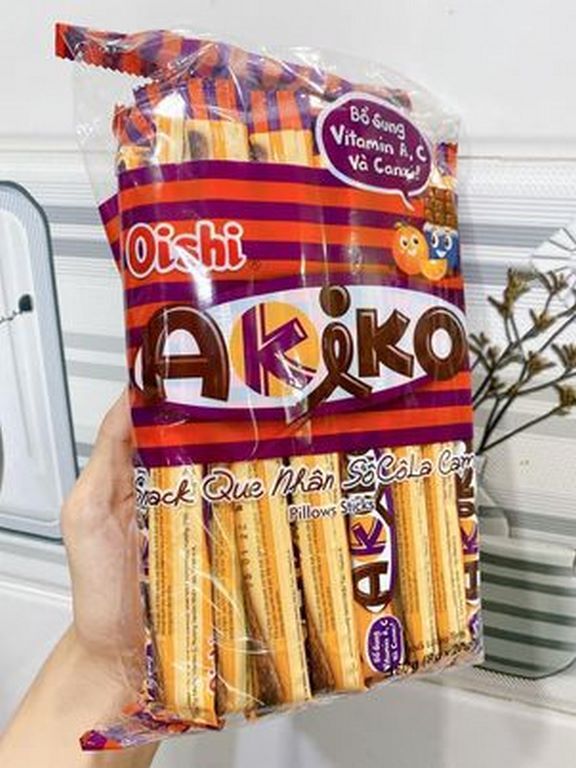 Bánh Akiko Nhân Socola Cam - Siêu Ngon