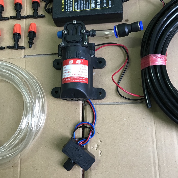 bộ máy phun sương 12v
