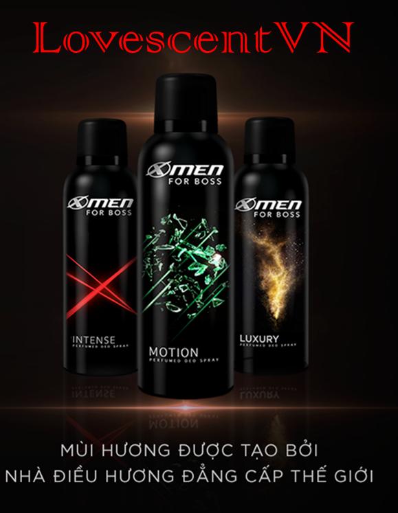 [HCM]Xịt nước hoa Pháp toàn thân body Xmen Intense
