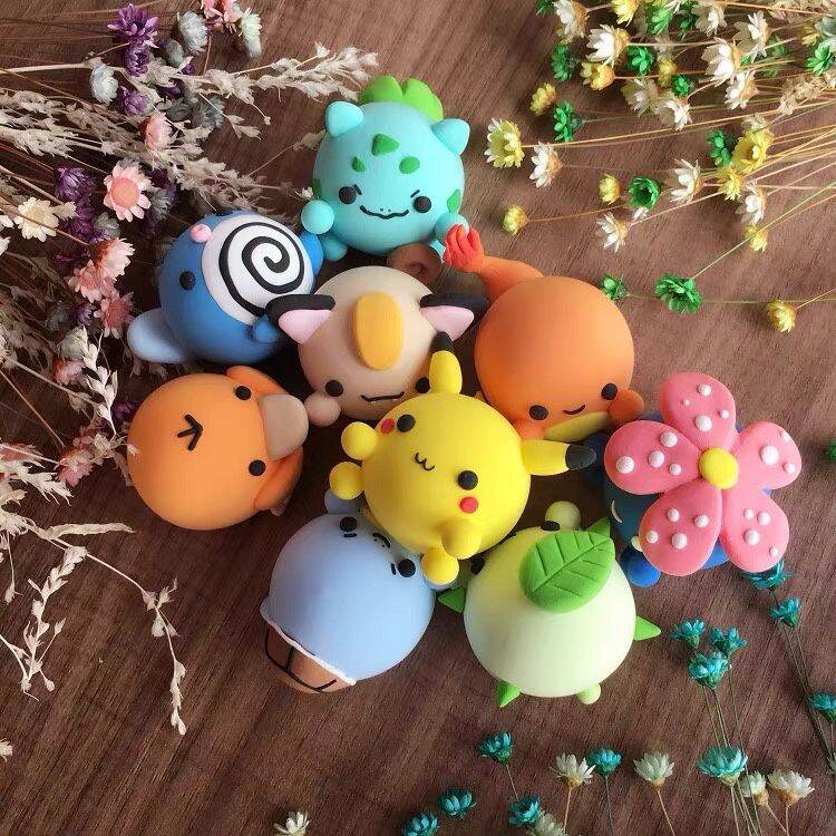 Đất nặn xốp tự khô nhiều màu, đất an toàn cho bé (set 12 màu)