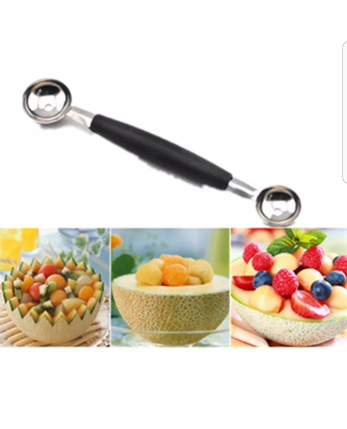 Muỗng múc hoa quả 2 đầu tròn
