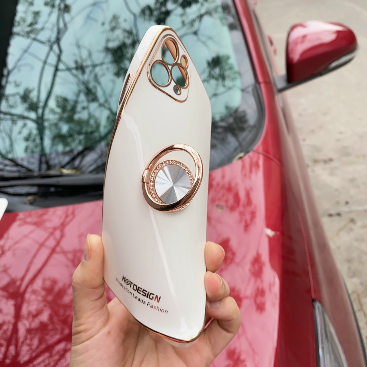 Ốp viền mạ si KST dẻo gắn Iring