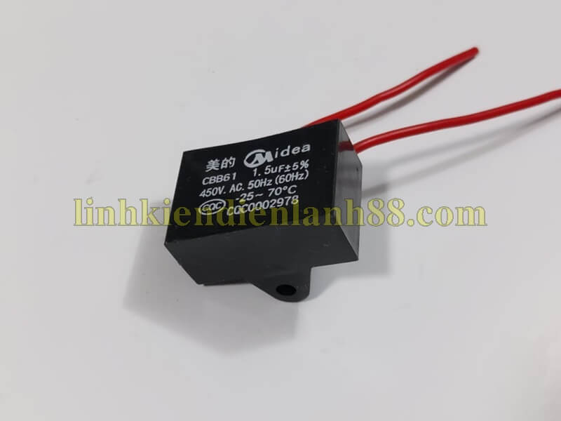 Tụ Quạt 2.5uf 450v Dây mới !