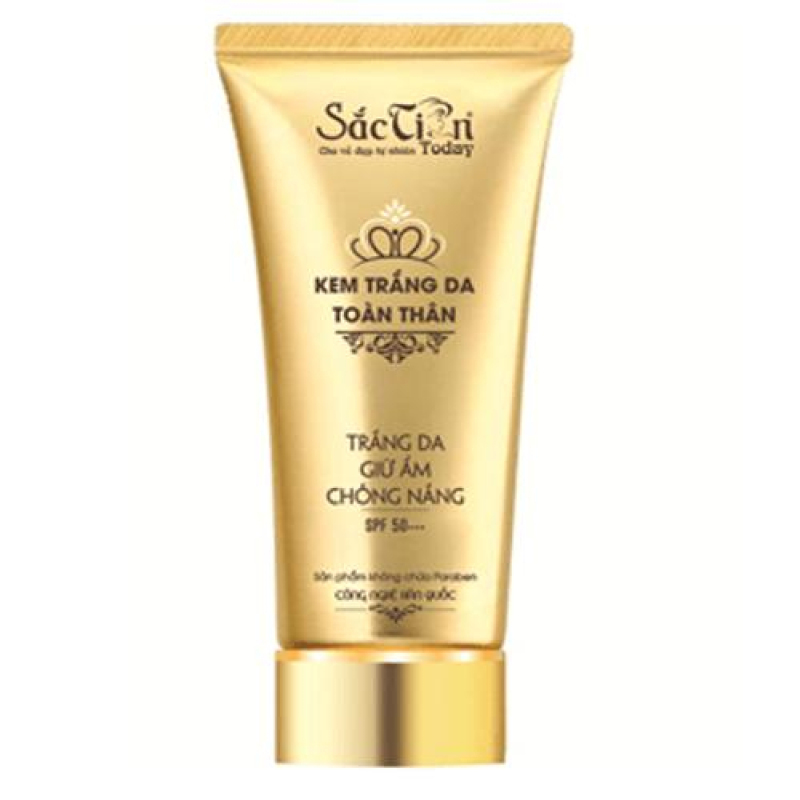 Kem trắng da giữ ẩm - Chống nắng toàn thân - Sắc tiên today (150ml) - Công ty Kim Ngân