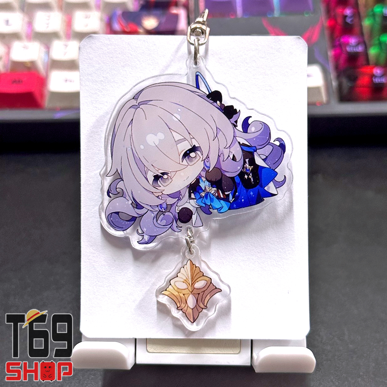 [61 mẫu] Móc khóa mica game Honkai: Star Rail - Cute ver (Loại cao cấp - Hình in ép giữa 2 mặt mica) [T69 Shop]