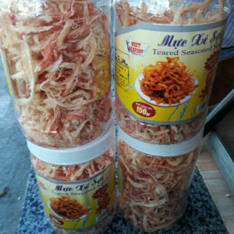 MỰC XÉ HẤP NƯỚC DỪA HỦ 150G .
