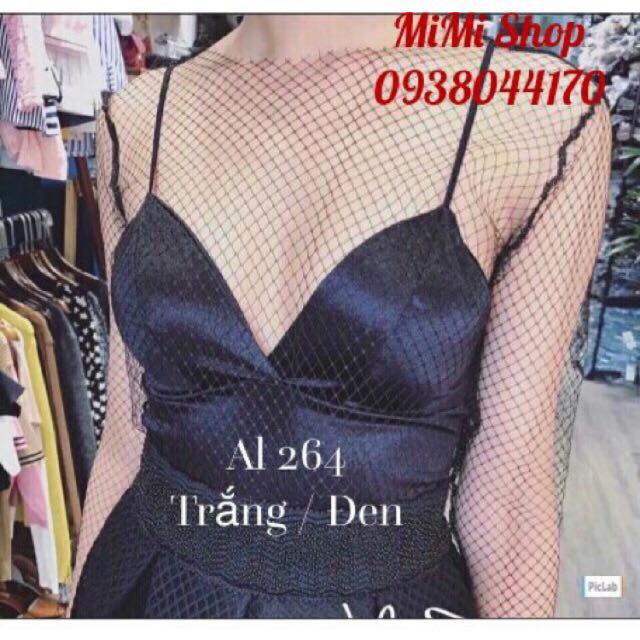 Áo bra lụa  8 MÓC CÀI SAU, 2 dây siêu mảnh, siêu hot