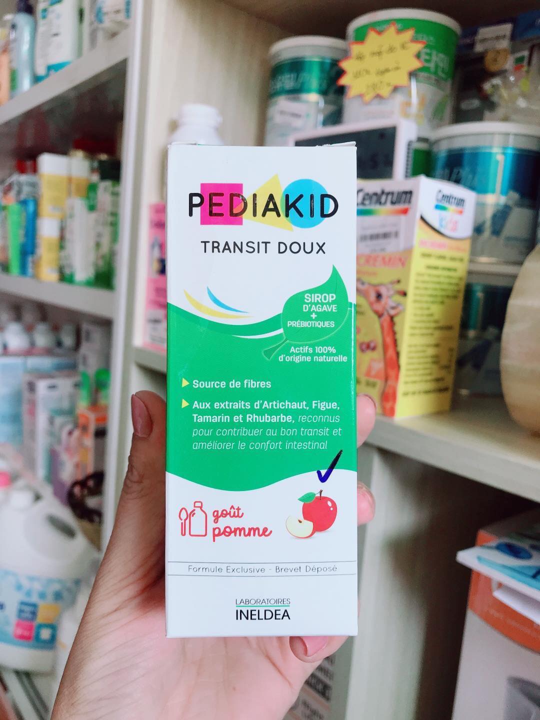 [HCM]Pediakid xanh lá táo bón Pháp 125ml
