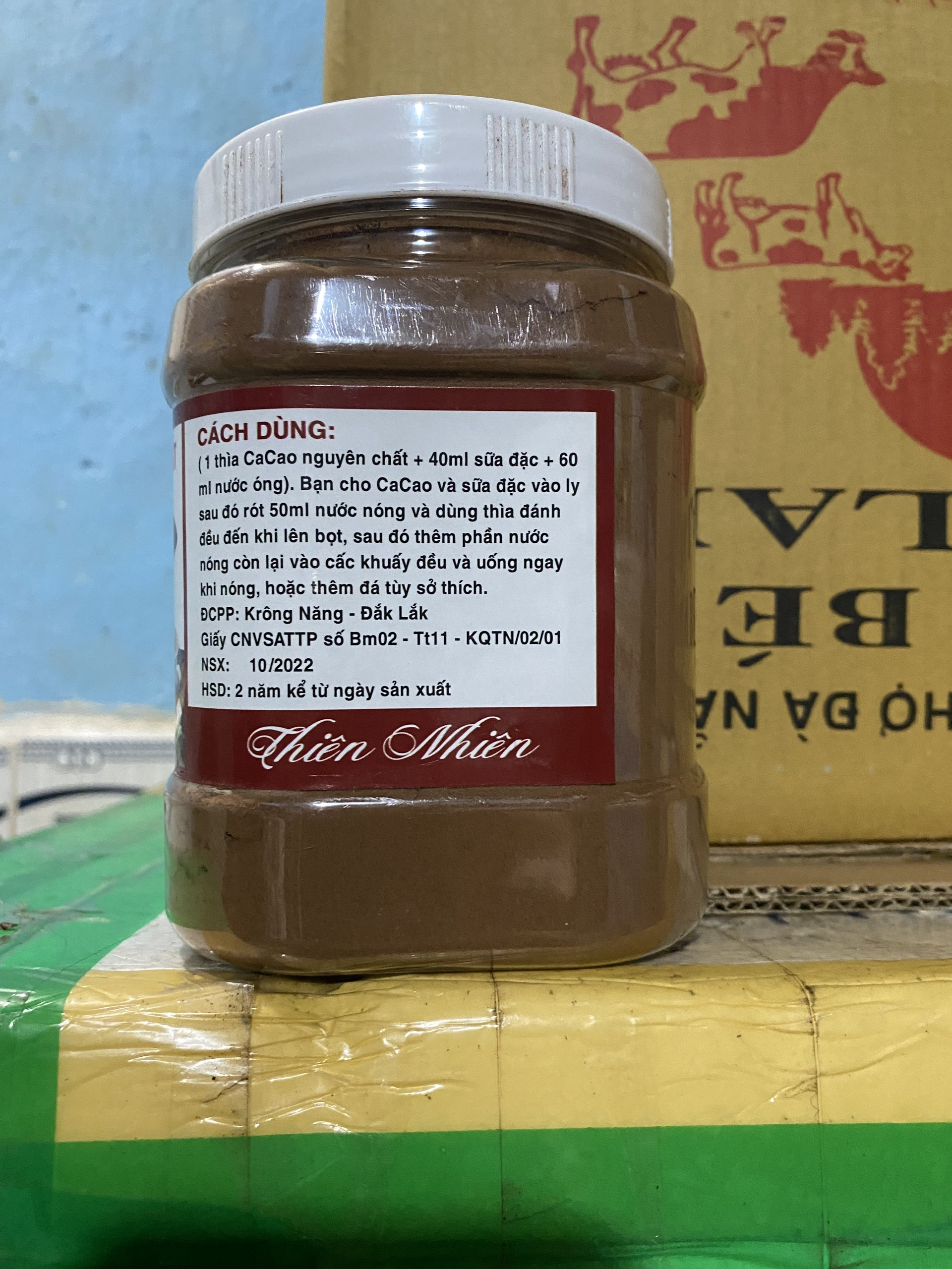 Bột cacao nguyên chất 500g