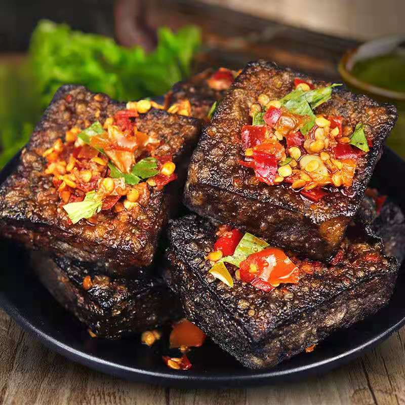 Đậu Phụ Thối Nướng Mỡ Hành - Đậu Phụ Đen Trung Quốc - Gói 24G - foody.taiwan