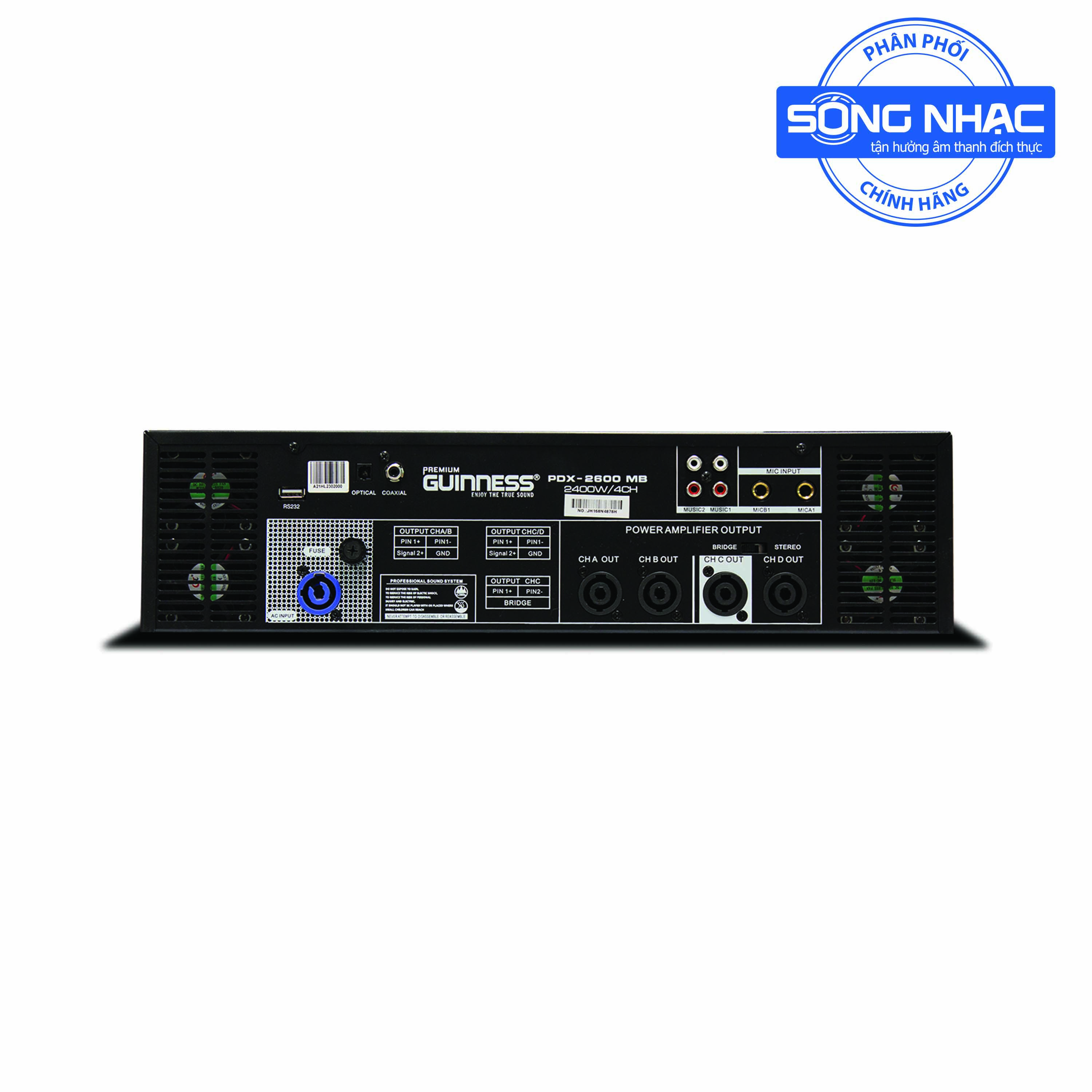 [HCM]Power Mixer GUINNESS PREMIUM PDX-2600MB