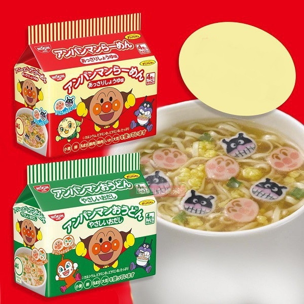 Ramen Anpanman isssin feeding noodle for children from 1 year old