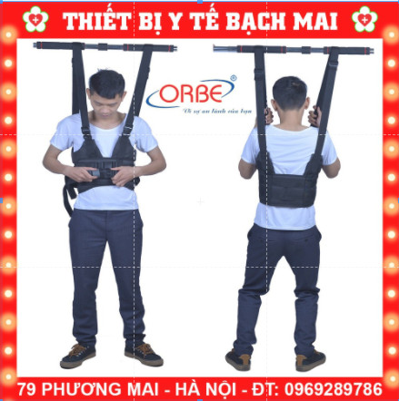 Đai treo xà đơn kéo dãn cột sống, giảm đau cho người thoát vị đĩa đệm