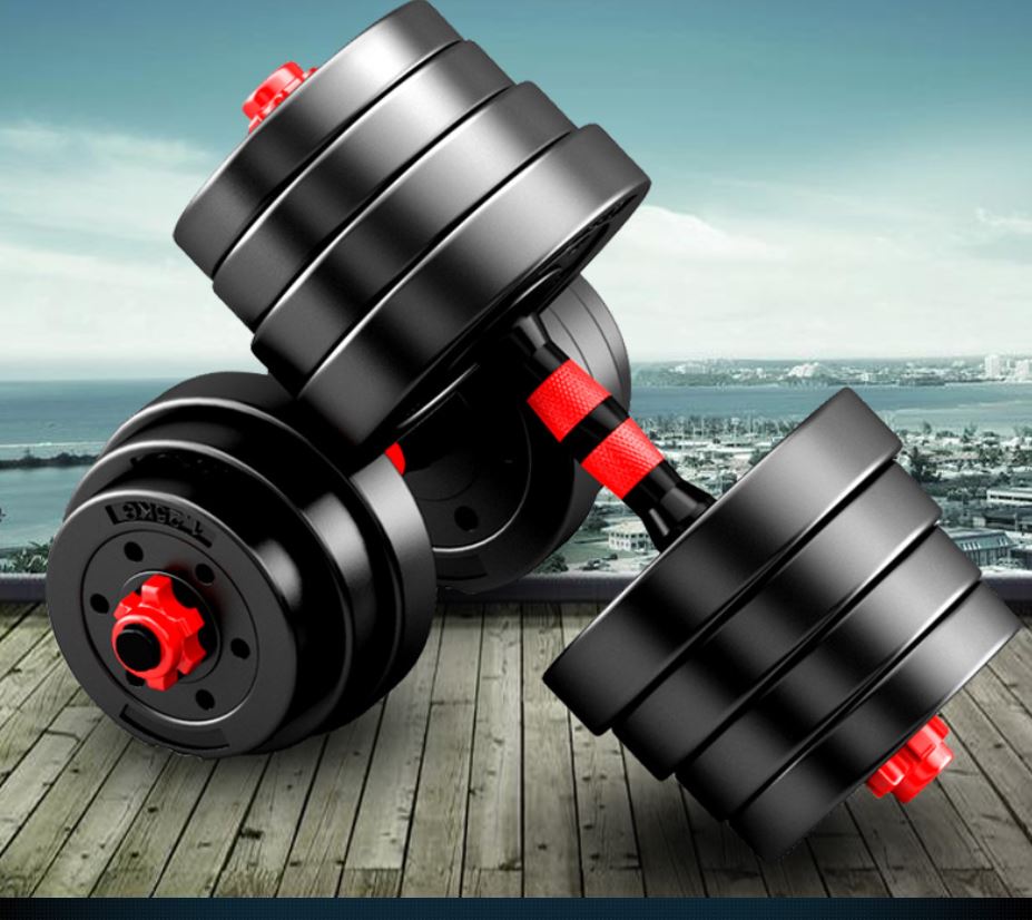 Bộ Tạ Tay Đa Năng 30kg Kết Hợp Tạ Đơn Và Tạ Đẩy + Tặng Kèm Găng Tay Tập Tạ