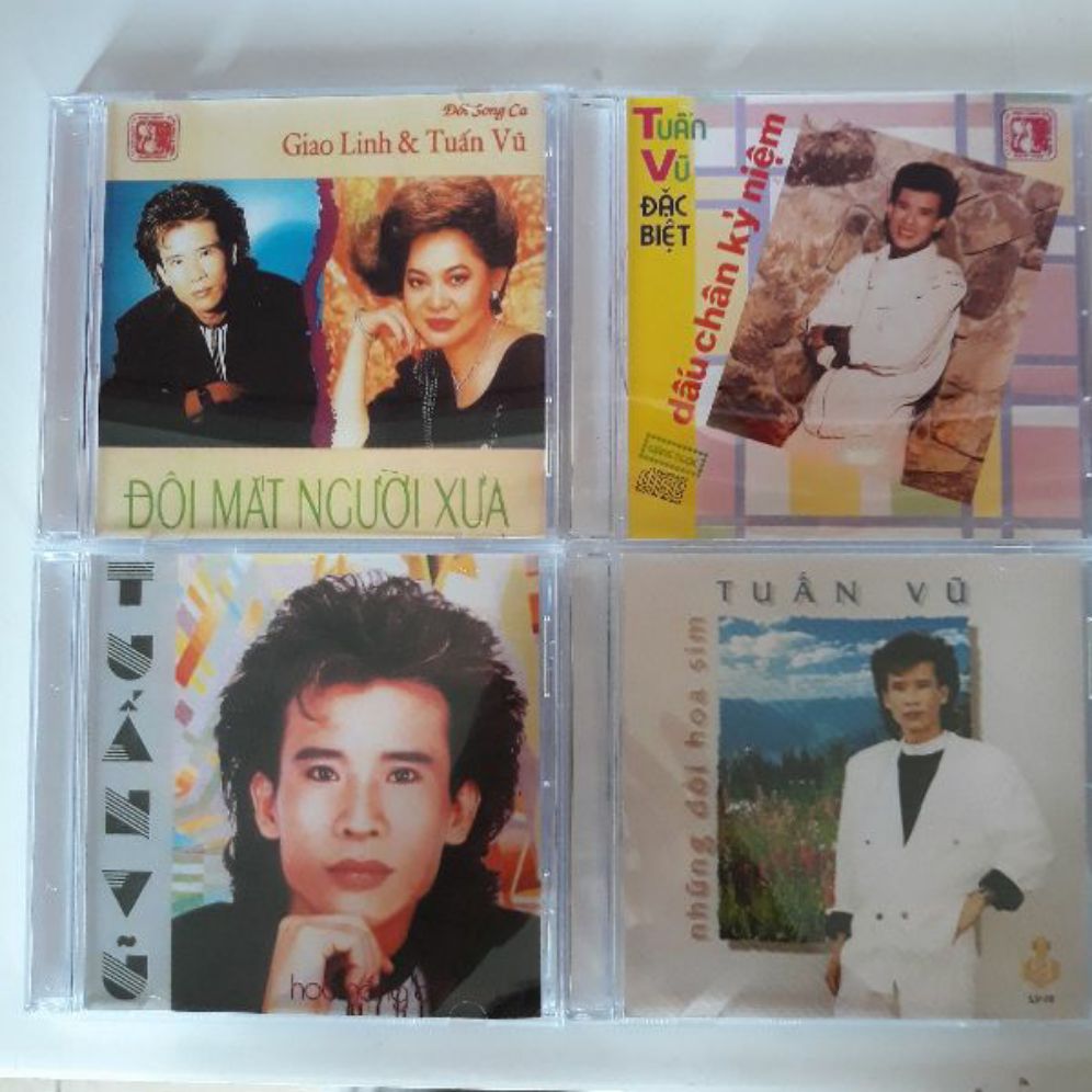 Bộ 4 cd Tuấn Vũ 2 Mitsubushi phono
