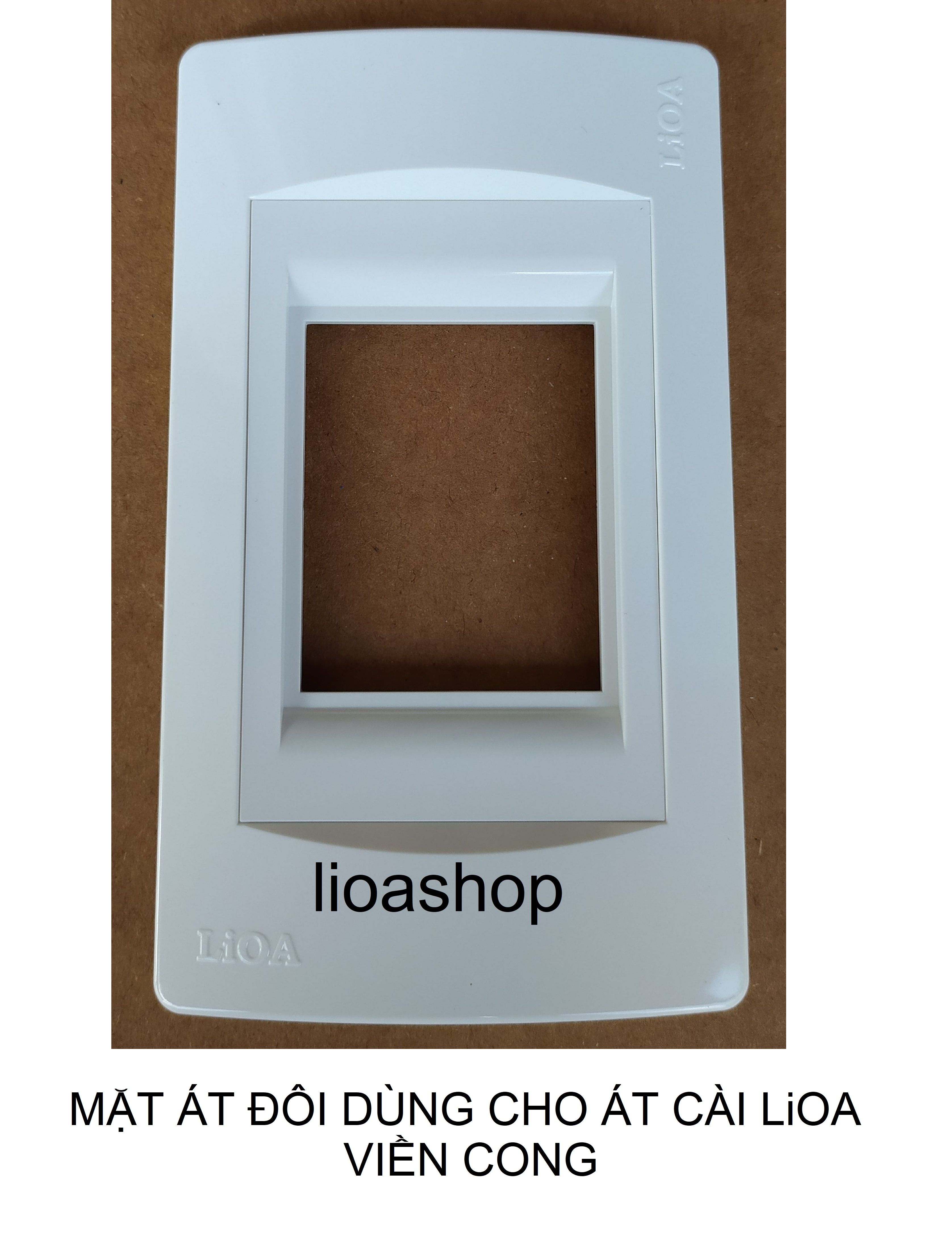 MẶT CHỨA ÁT ĐÔI DÙNG CHO ÁT CÀI LiOA. - LẮP CHÌM.