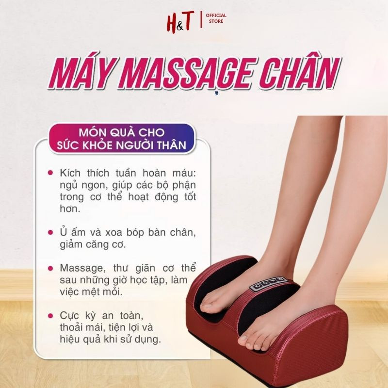 Máy Massage Chân Gấp Gọn Lesen Thư Giãn Tại Nhà, Giảm Đau Mỏi, Cải Thiện Giấc Ngủ, Lưu Thông Khí HuyếT Đa Năng MSG 10 Công Nghệ Nhật - Máy Massage Bấm Huyệt Chân Xua Tan Đau Nhức