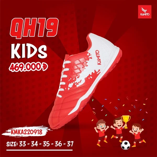 Giày Đá Banh Kamito QH19 Kids (3 màu)
