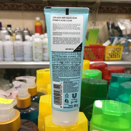 Sữa rửa mặt Pond's 50g trắng da, ngừa mụn