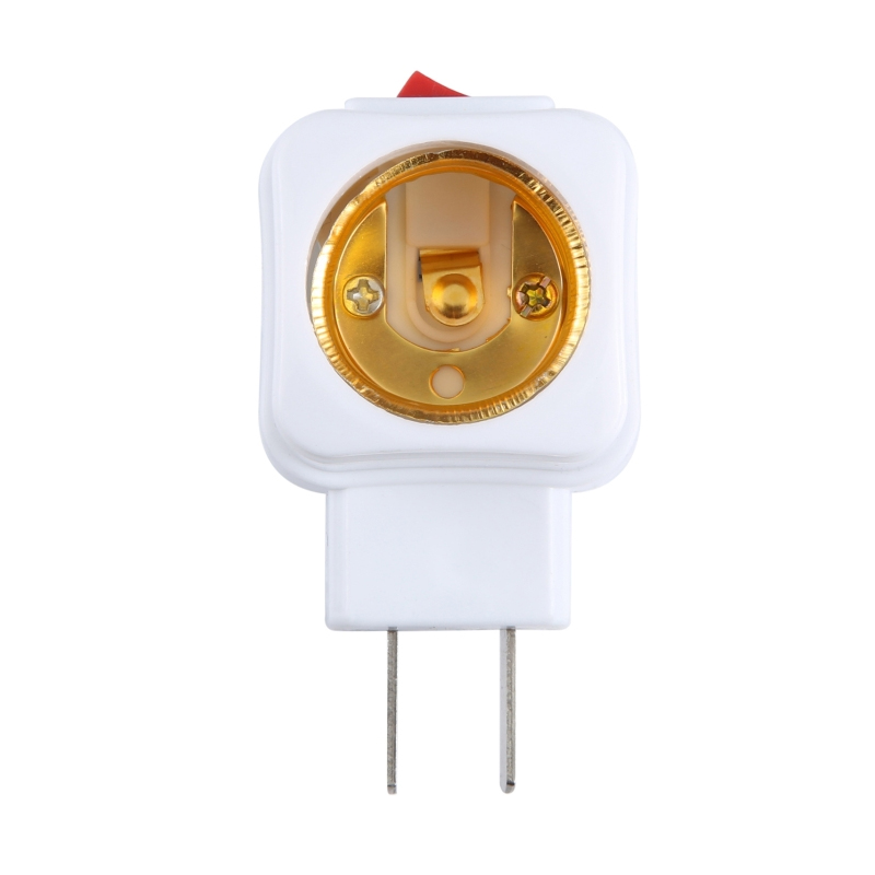 Square switch wireless light tail light E27 connector plug power on off button E27 light socket switch tail light square switch tail light