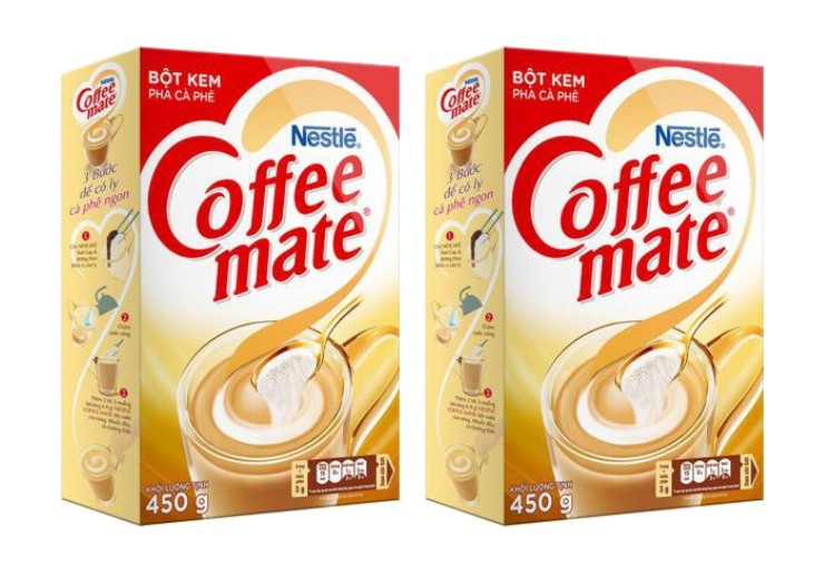 Combo 2 hộp Coffee Mate 450gram - Nestle Pha cà phê, pha trà sữa