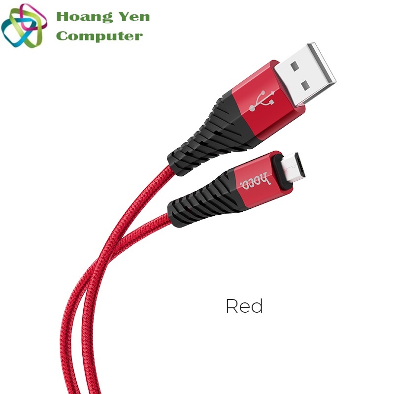 [HCM][1M] Cáp Sạc MICRO USB Hoco X38 Dài 1M Dây Dù Cho Android - BH 12 Tháng 1 đổi 1 (MÀU SẮC NGẪU NHIÊN) - Hoàng Yến Computer