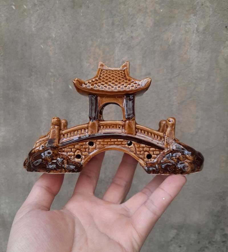 Phụ kiện trang trí bể cá: mẫu Cầu kiều