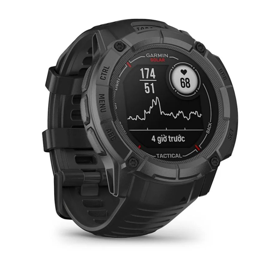 Smartwatch Garmin Instinct 2X Solar, Smartwatch For Running, Smarwatch For Cycling, Smartwatch For Sports, Smartwatch For Outdoor Activities