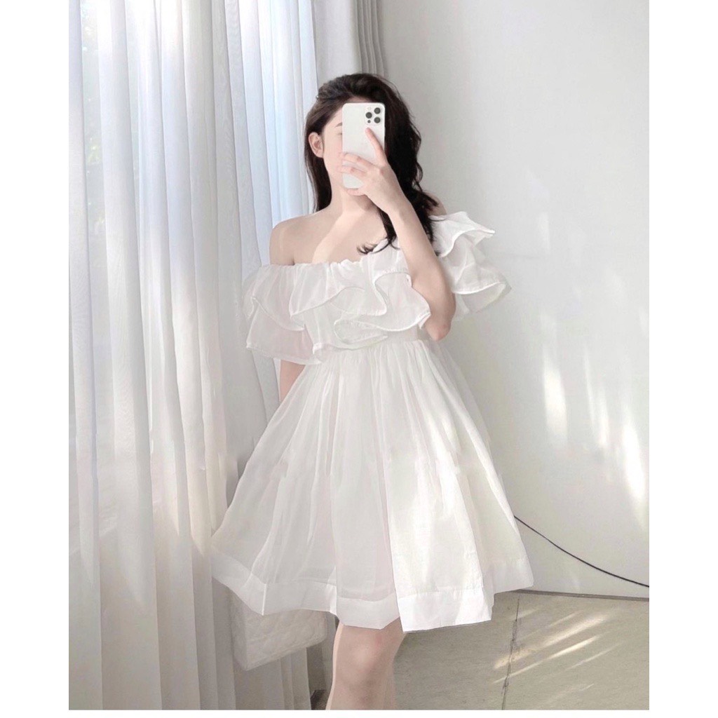 đầm Trắng Nữ Xòe Trắng Cute Giá Tốt T072023  Mua tại Lazadavn