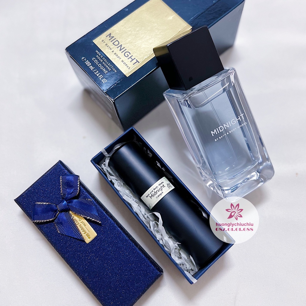 Mẫu thử nước hoa nam Midnight Bath and Body Works 5ml 10ml 20ml