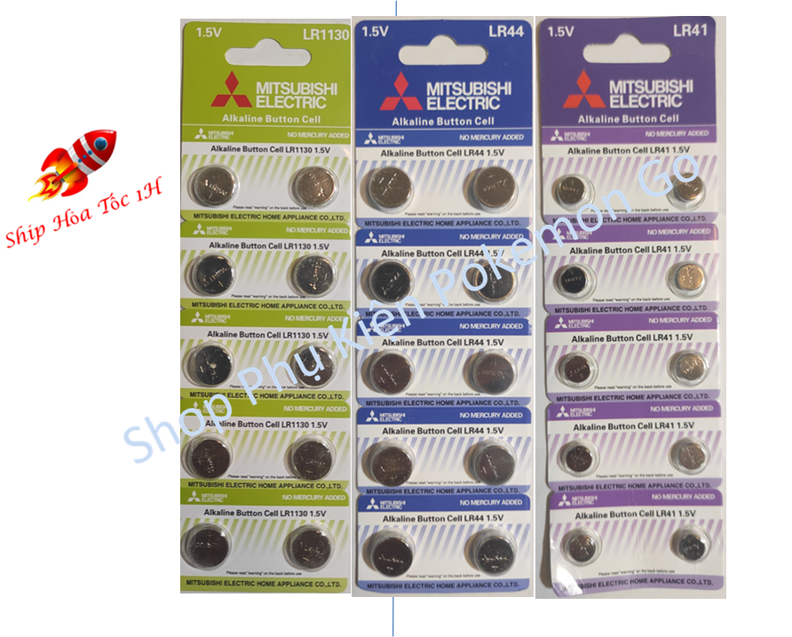 Pin Mitsubishi LR44 AG13 LR41 AG3 LR1130 AG10 LR626 AG4