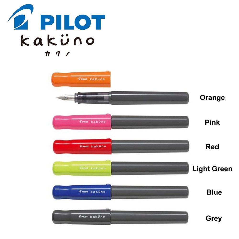 Bút máy Pilot Kakuno Nhật Bản Xám